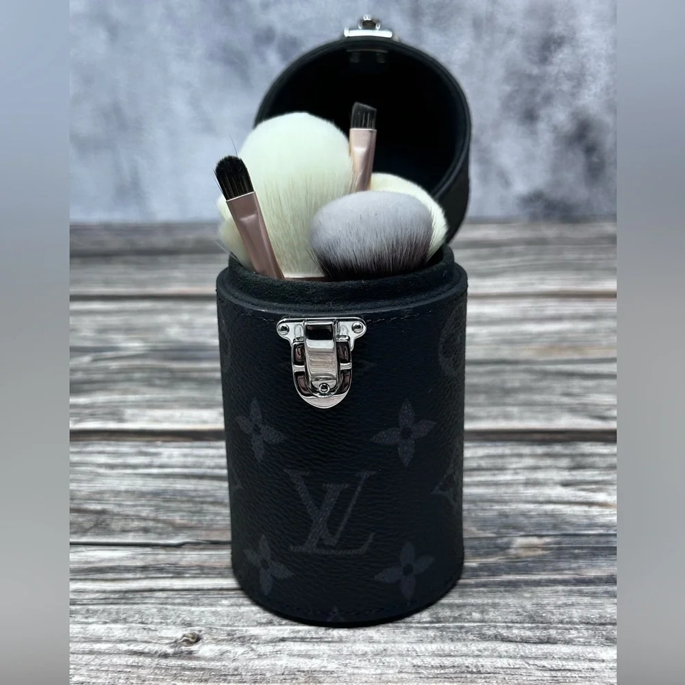 Louis Vuitton Monogram Eclipse 100ml Perfume Travel Case EUC​